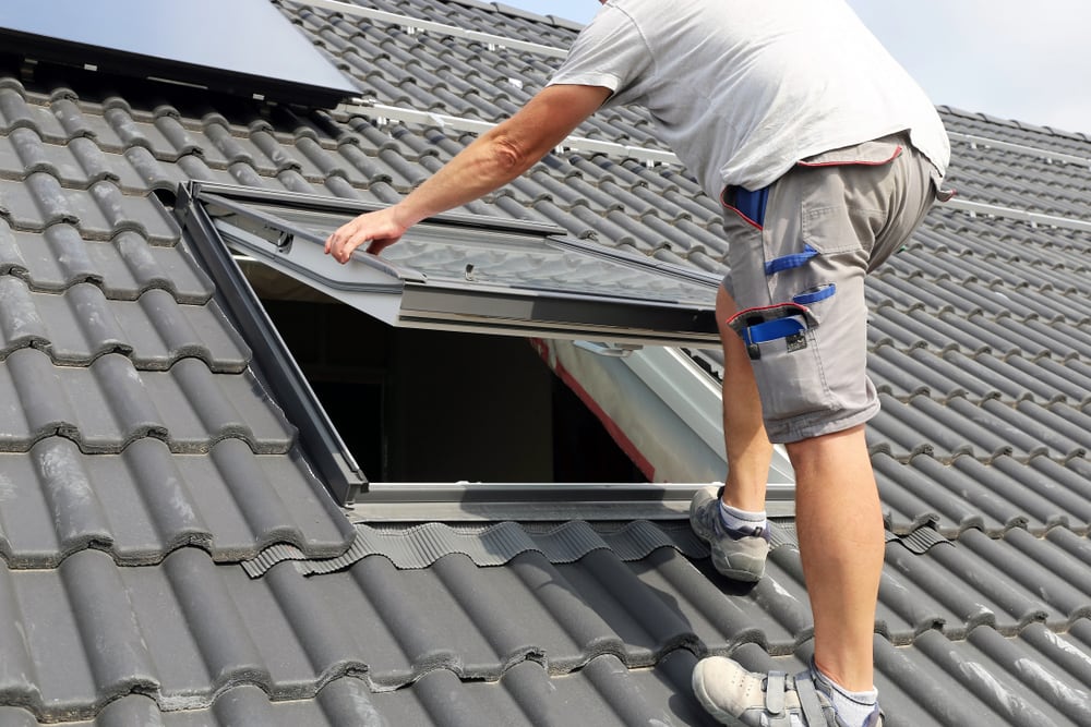 Installing A Skylight.